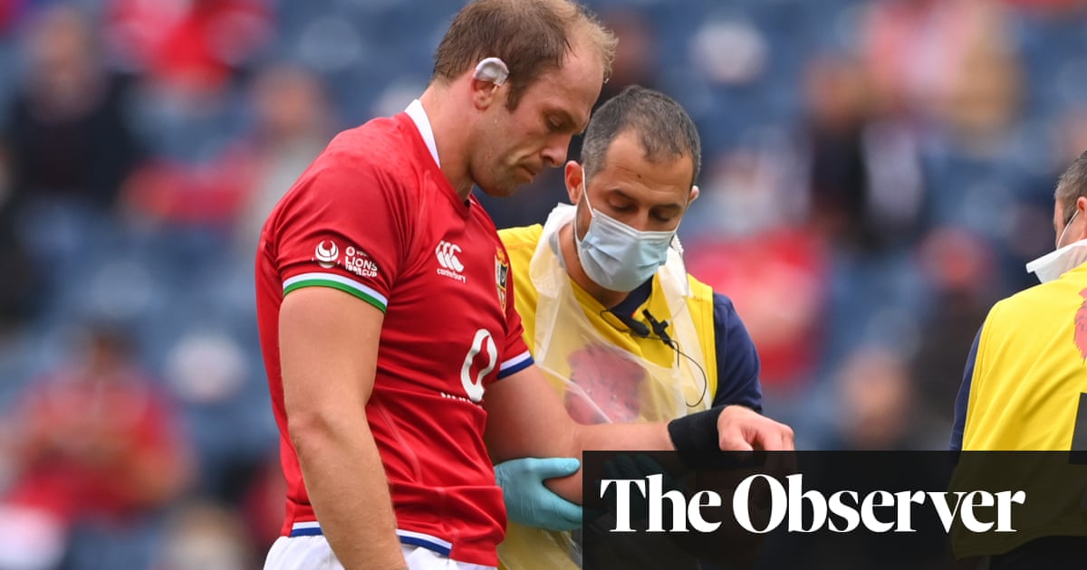 Alun Wyn Jones out of Lions tour after dislocating shoulder against Japan