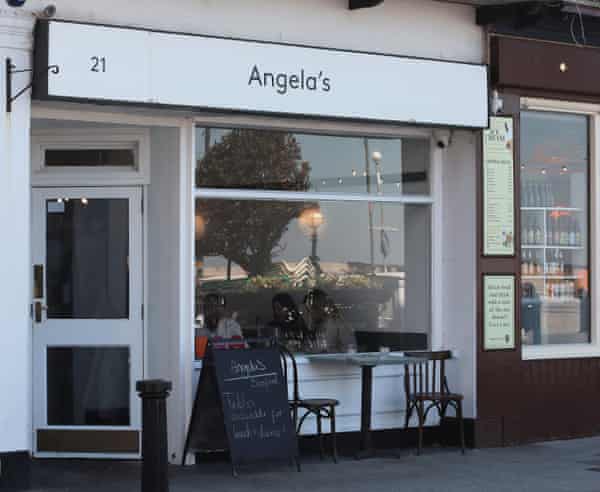 Catering college tie-in … Angela’s restaurant in Margate.