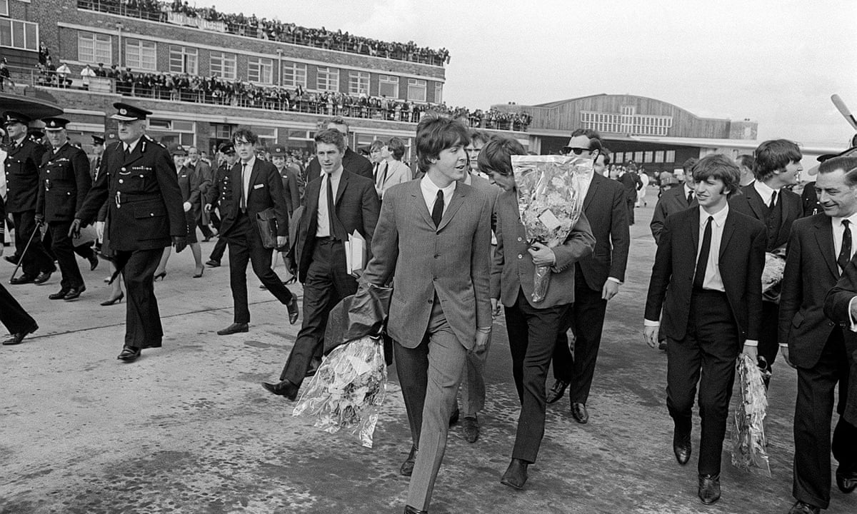 The Beatles' triumphant return to Liverpool – archive, 1964 | The Beatles | The Guardian