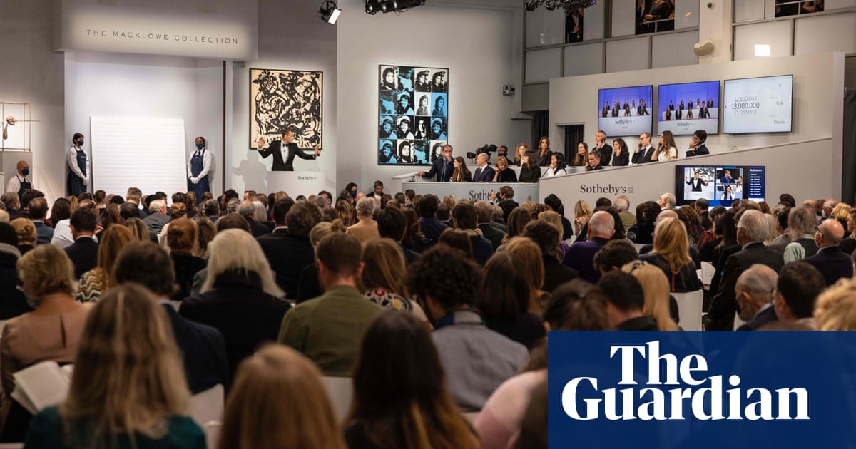 Art from acrimonious divorce raises $676m at Sotheby’s in New York