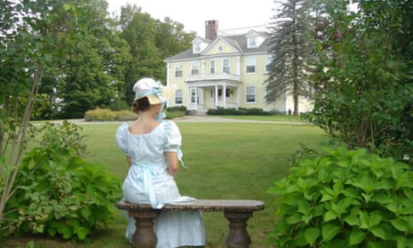 Getting into character … a guest at a Jane Austen weekend at Governor’s House.