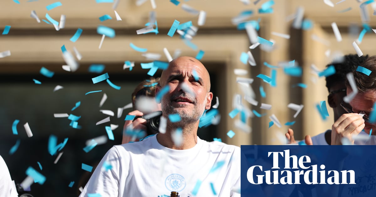 Guardiola’s farewell bash: old faces, rock stars and a surprise from Khadija Shaw