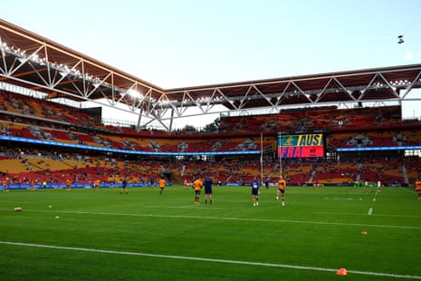 Suncorp Stadium in perfect condition before the Wallabies host France.