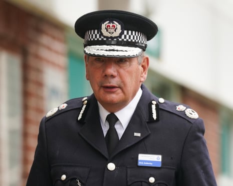 Nick Adderley in his police uniform