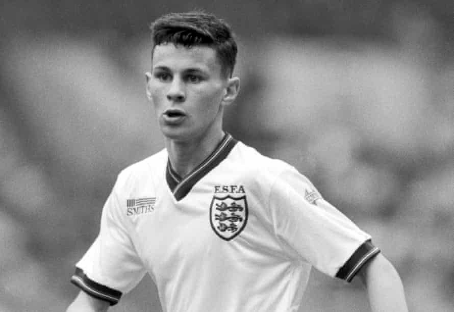 Ryan Giggs in an England shirt in 1989.