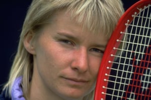 Eastbourne 1991Novotna poses for a portrait in Eastbourne.