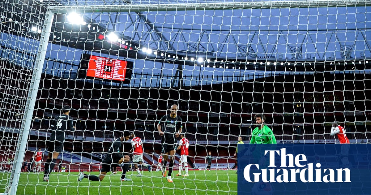 Arsenals Lacazette and Nelson make Liverpool pay for defensive lapses