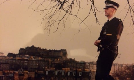 Acclaimed vioinist turned policeman Ed Coxon on the beat in Edinburgh