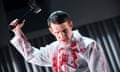 Blood, glorious blood ... Matt Smith in the Almeida production of the American Psycho musical.