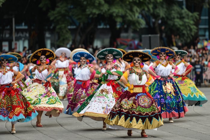 Mexico City S Day Of The Dead Parade 2018 In Pictures World News The Guardian