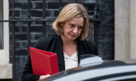 Home secretary Amber Rudd leaving Downing Street last week