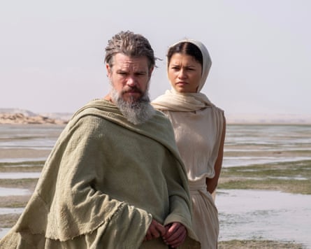 Man and woman in robes