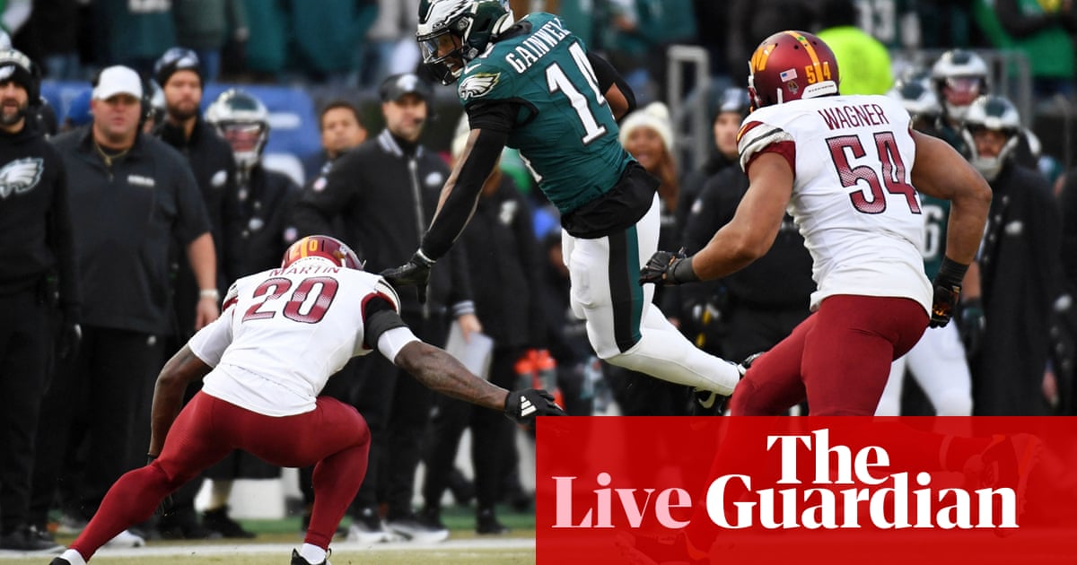 NFC championship game: Washington Commanders v Philadelphia Eagles – live