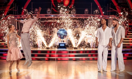 Rose Ayling-Ellis and Giovanni Pernice, left, win the final of Strictly Come Dancing 2021.