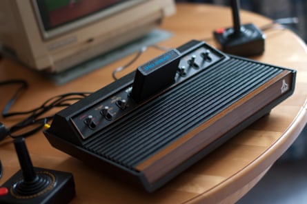 Vintage Atari gaming machine