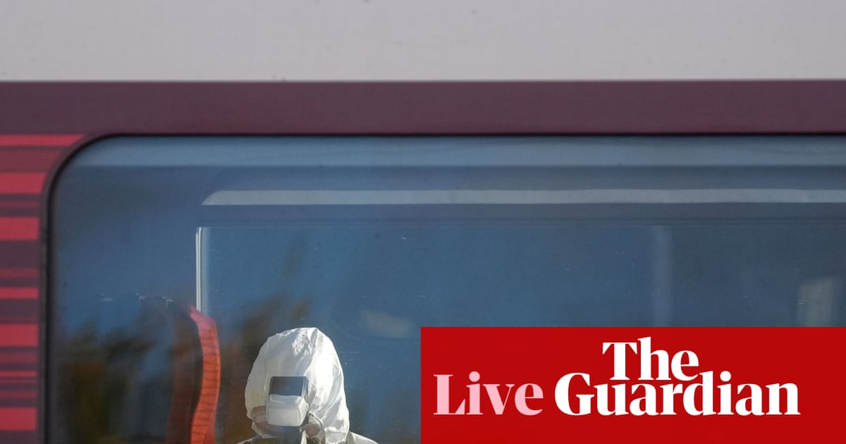 Cambridgeshire train stabbing: one suspect held on suspicion of attempted murder; police commend ‘heroic’ rail staff member | Cambridgeshire Cambridgeshire train stabbing: one suspect held on suspicion of attempted murder; police commend ‘heroic’ rail staff member | Cambridgeshire