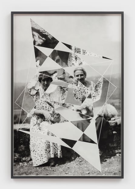 Andrea Geyer, Constellations (Alice B. Toklas and Gertrude Stein with Pepe and Basket)