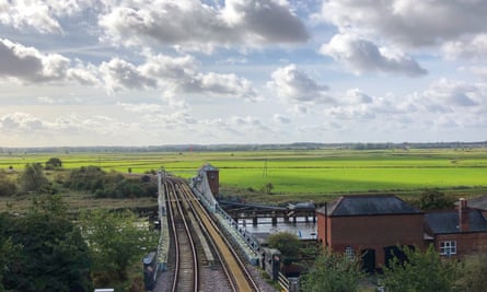 The Wherry Line from Norwich runs through Reedham.