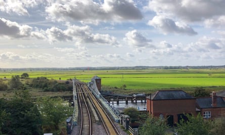 weekend train trips uk The Wherry Line from Norwich runs through Reedham.