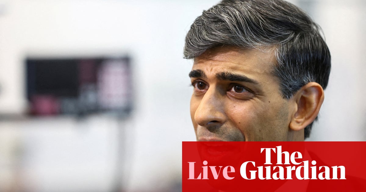 Sunak criticises Nato defence spending and doubles down on UK arm exports to Israel – UK politics live | Politics