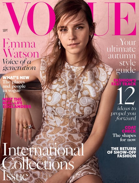 Emma Watson on the September 2015 cover of British Vogue.