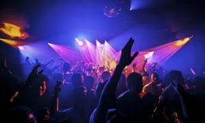Crowd at a nightclub