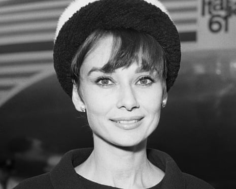 Audrey Hepburn at Heathrow airport in 1961.