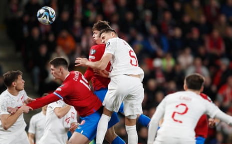 France v Netherlands, Sweden v Belgium: Euro 2024 Qualifiers – live | Euro 2024 qualifying 2 Czech Republic's Ladislav Krejci scores his first goal.