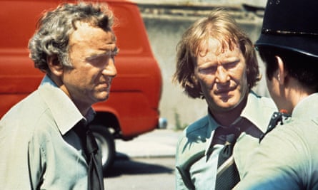 Waterman (right) as DS George Carter in The Sweeney, with John Thaw