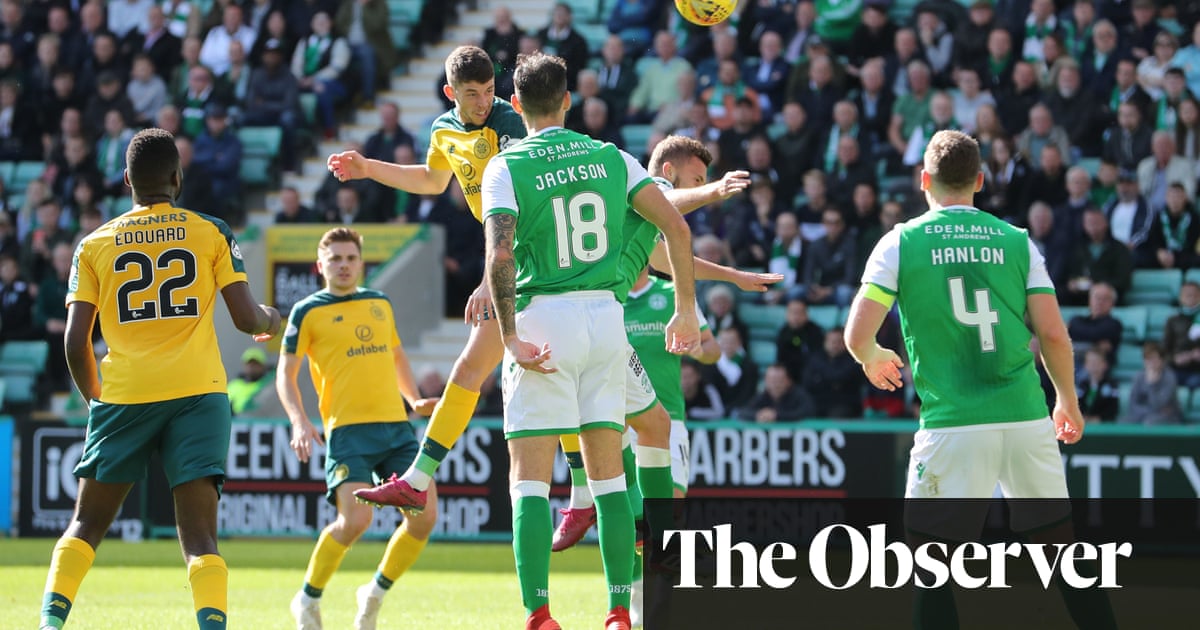 Celtic held by Hibs as manager Paul Heckingbottom sent to the stand