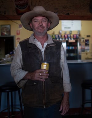 Publican Darren Painter at Girilambone.