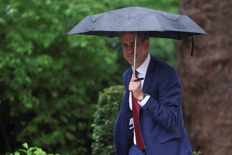 Ed Miliband arriving for cabinet this morning.