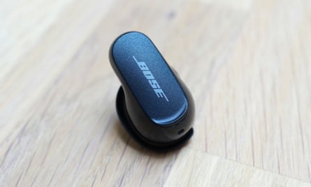 The outside of the Bose QuietComfort Earbuds 2 showing the touch-control surface.