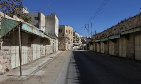 Empty Hebron street