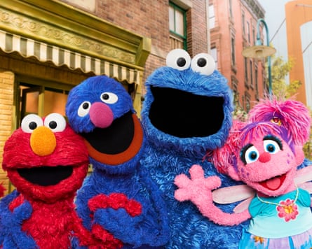 Elmo, Grover, Cookie Monster and Abby Cadabby star in Sesame Street.