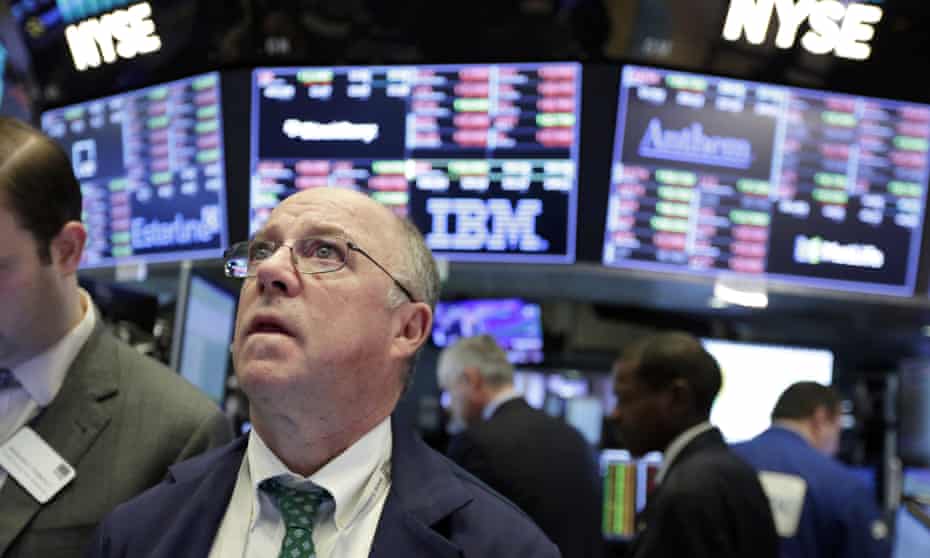 Despite recording its biggest-ever one-day points drop on Monday, the Dow was less than 5% off its record highs in late January.