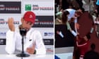 'I was completely off': Djokovic concerned bottle strike may have affected performance - video