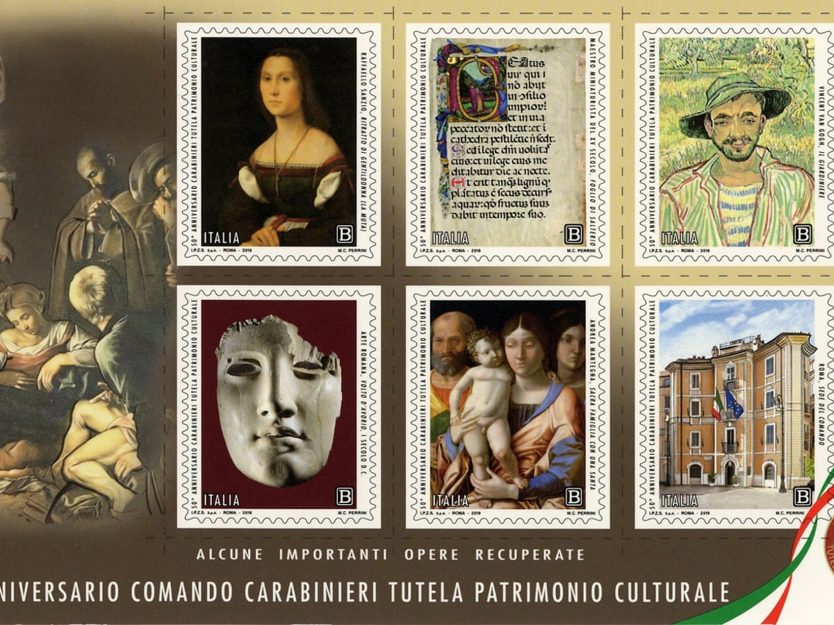 Italian Stamps Showcase Artworks Recovered By Its Monuments Men Italy The Guardian