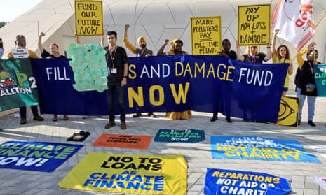 Climate activists protest against fossil fuel emitters