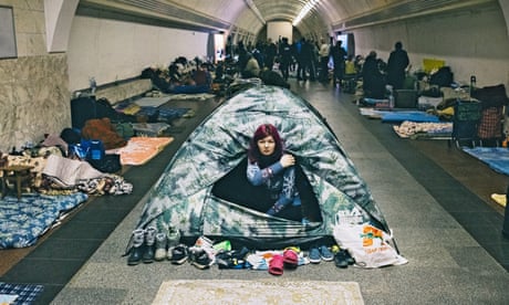 From the blitz to Ukraine: has sheltering underground changed? – in pictures