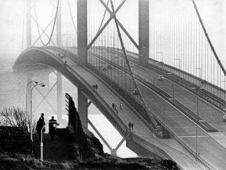 Robert Blomfield’s photograph Forth Road Bridge, Through Telescope, 1965