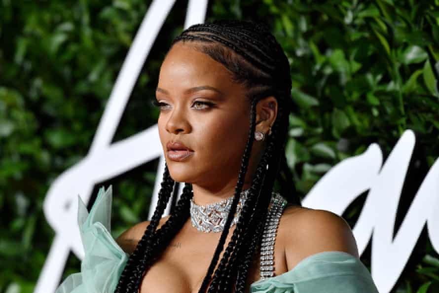 Rihanna at the Fashion Awards in 2019.