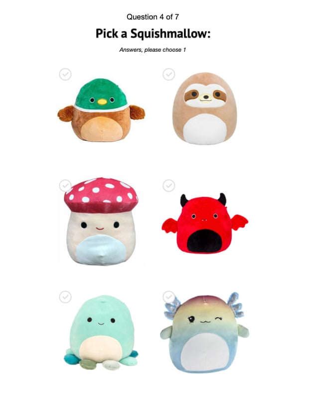 One Little Miss quiz on UQuiz asked about the user’s favourite Squishmallow toy.