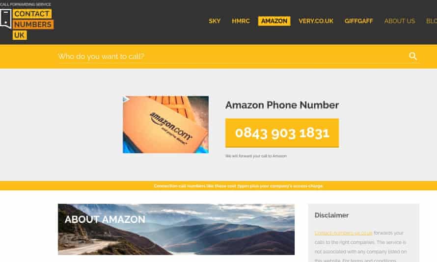 Amazon Customers Charged 62p A Minute For Calls To Premium Rate Number Money The Guardian Amazon Customers Charged 62p A Minute For Calls To Premium Rate Number Money The Guardian