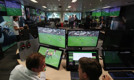 The VAR hub at Stockley Park, London.