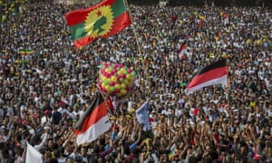 A pro-Abiy rally in Addis Ababa in June last year.