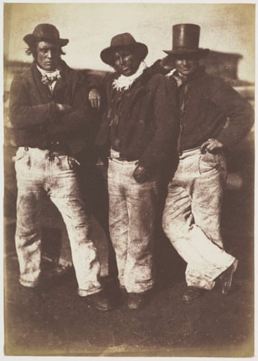 Alexander Rutherford, William Ramsay and John Liston, ‘Fishermen Ashore’, calotype print.