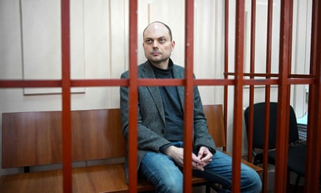 Russian opposition activist Vladimir Kara-Murza was jailed in 2022 for denouncing the Kremlin’s Ukraine offensive.