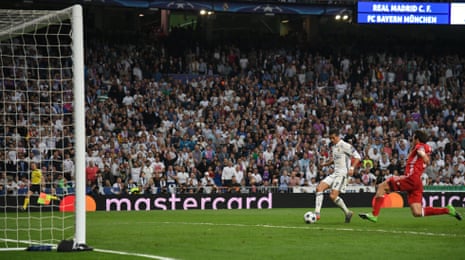 Ronaldo scores his hat-trick.