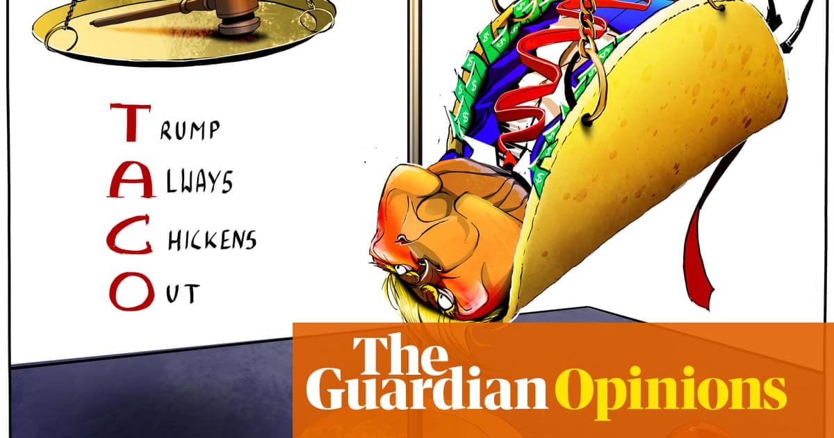 Ella Baron on Donald Trump’s unhappiness at the ‘taco’ jibes – cartoon